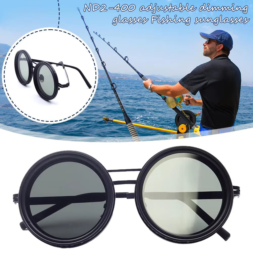 ND9 Retro™ Adjustable Polarised Anti-UV Sunglasses ND Filter