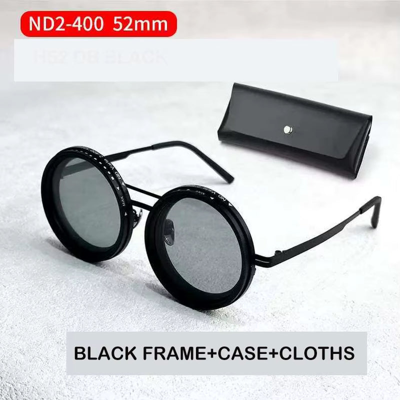 ND9 Retro™ Adjustable Polarised Anti-UV Sunglasses ND Filter